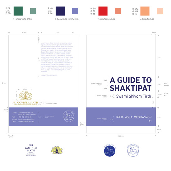 Cover Studies for Yoga Booklets